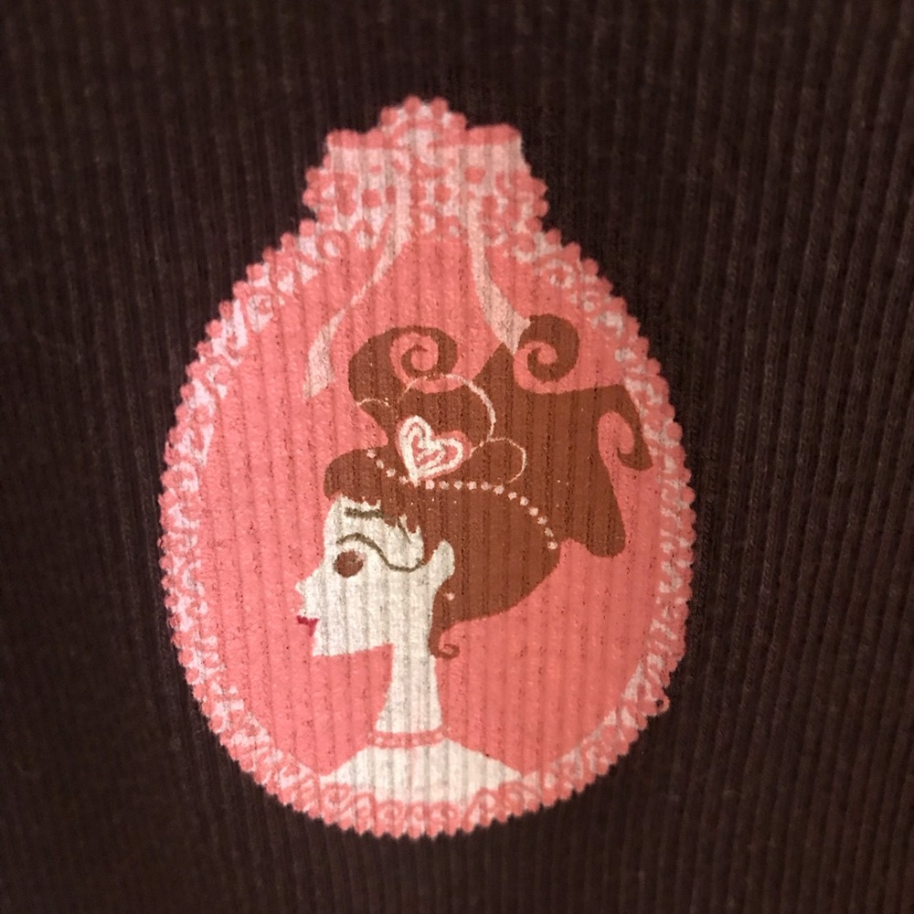 Cameo girl ribbed tank top
